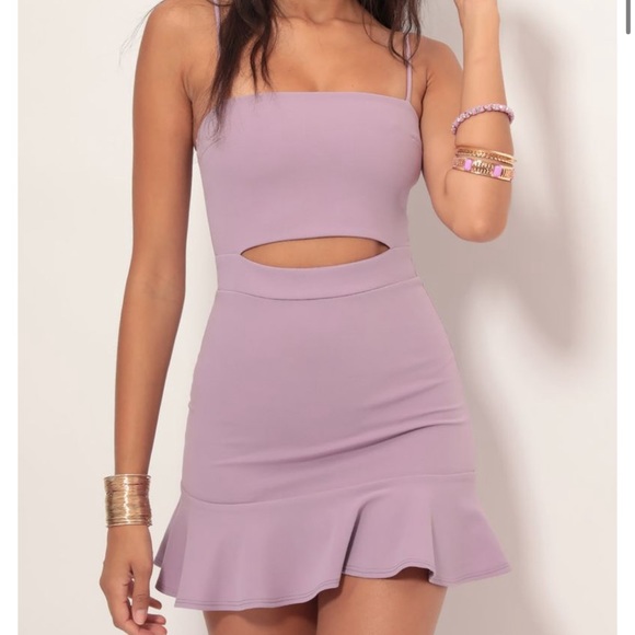 Lucy in the sky Reilly Cutout Ruffle Dress - Picture 2 of 2